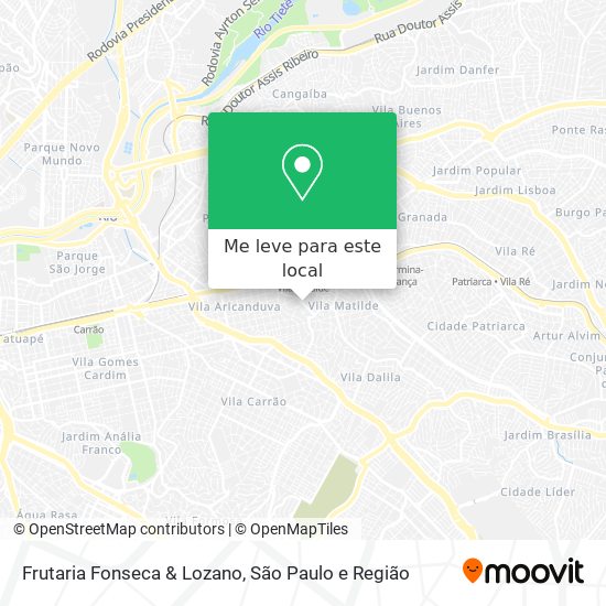 Frutaria Fonseca & Lozano mapa