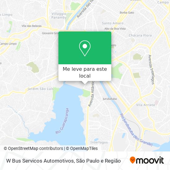 W Bus Servicos Automotivos mapa