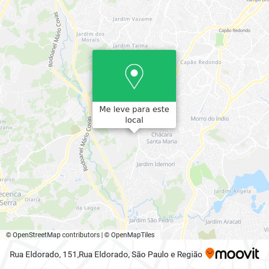 Rua Eldorado, 151,Rua Eldorado mapa