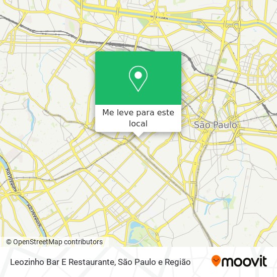 Leozinho Bar E Restaurante mapa
