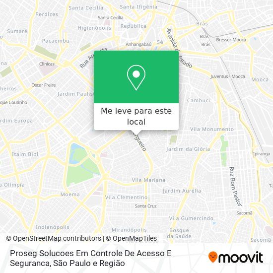 Proseg Solucoes Em Controle De Acesso E Seguranca mapa