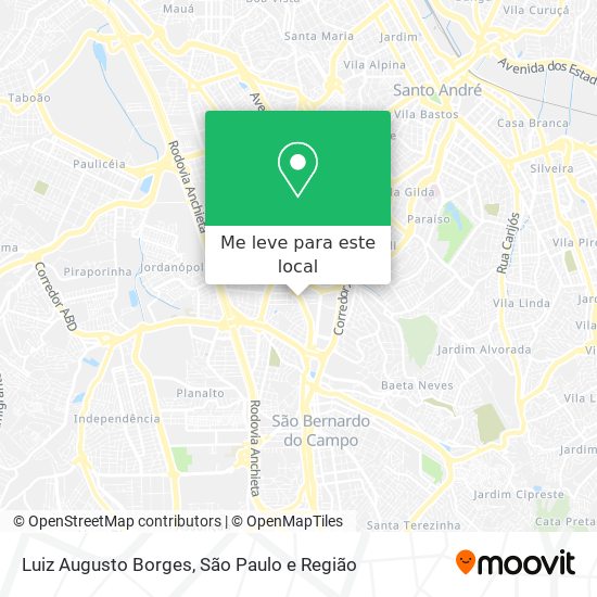 Luiz Augusto Borges mapa