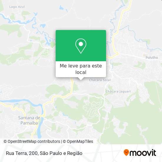 Rua Terra, 200 mapa