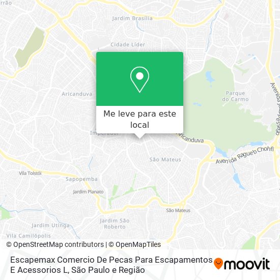 Escapemax Comercio De Pecas Para Escapamentos E Acessorios L mapa