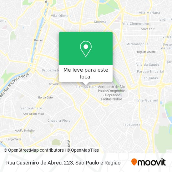 Rua Casemiro de Abreu, 223 mapa