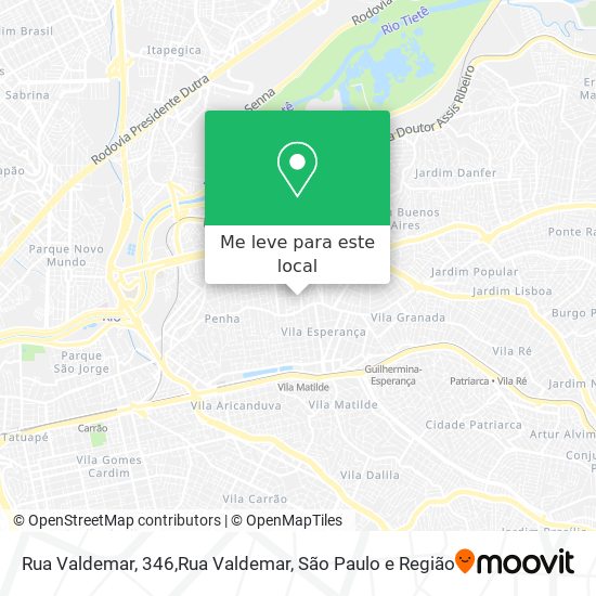 Rua Valdemar, 346,Rua Valdemar mapa
