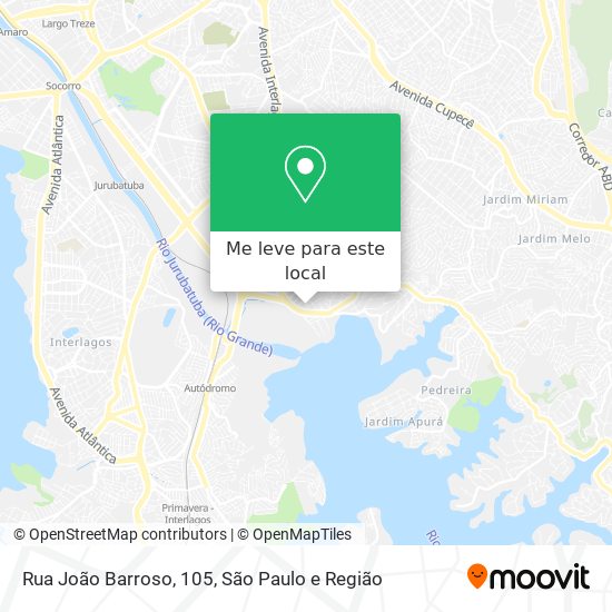 Rua João Barroso, 105 mapa