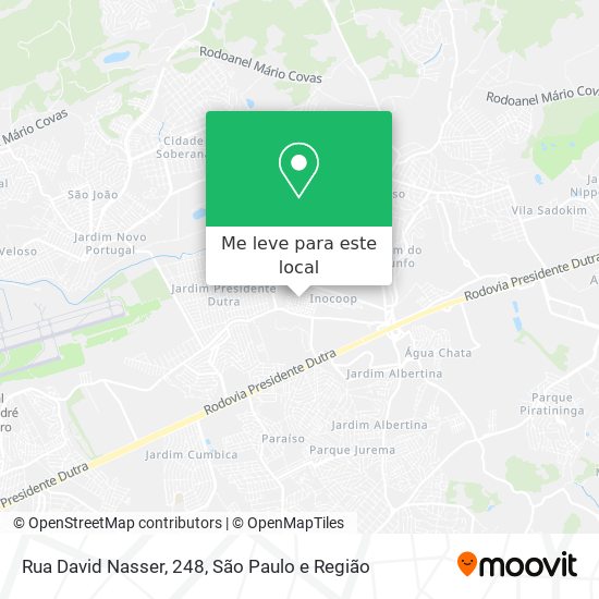 Rua David Nasser, 248 mapa
