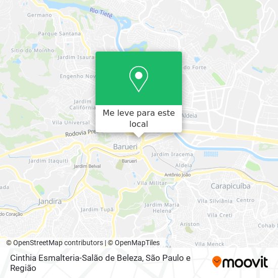 Cinthia Esmalteria-Salão de Beleza mapa
