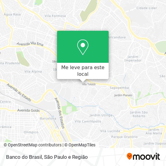 Banco do Brasil mapa