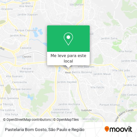 Pastelaria Bom Gosto mapa