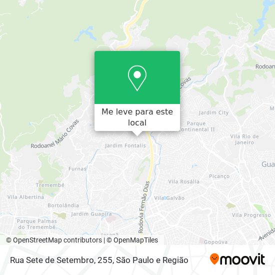 Rua Sete de Setembro, 255 mapa