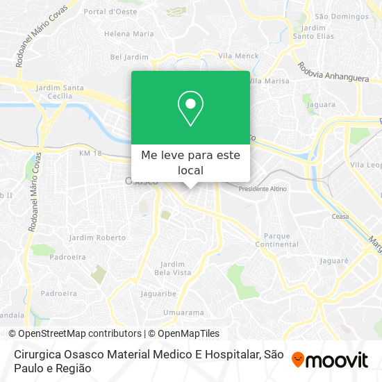 Cirurgica Osasco Material Medico E Hospitalar mapa