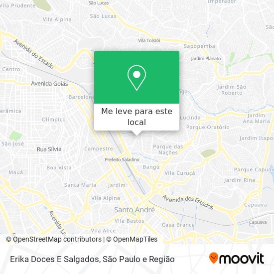 Erika Doces E Salgados mapa