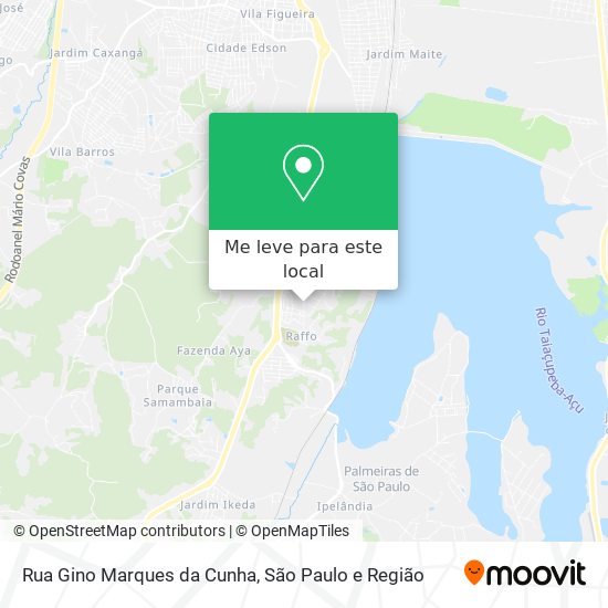 Rua Gino Marques da Cunha mapa