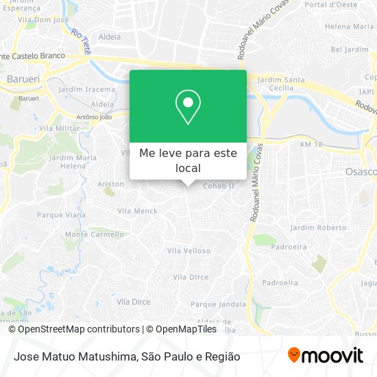 Jose Matuo Matushima mapa