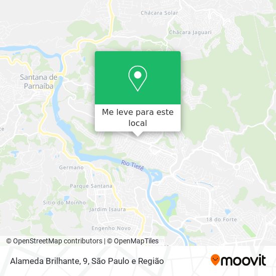 Alameda Brilhante, 9 mapa