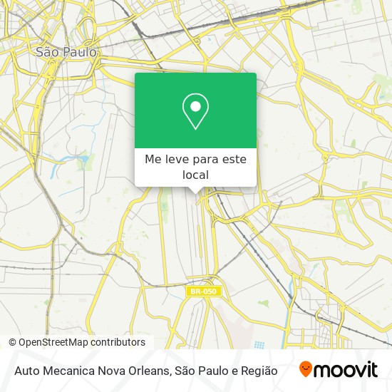 Auto Mecanica Nova Orleans mapa