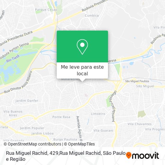 Rua Miguel Rachid, 429,Rua Miguel Rachid mapa