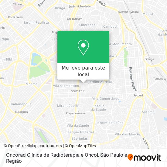 Oncorad Clínica de Radioterapia e Oncol mapa