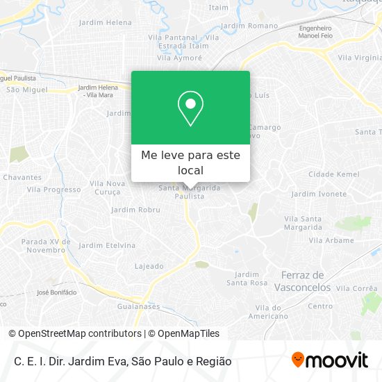 C. E. I. Dir. Jardim Eva mapa