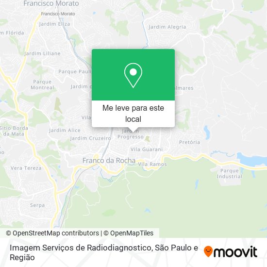 Imagem Serviços de Radiodiagnostico mapa