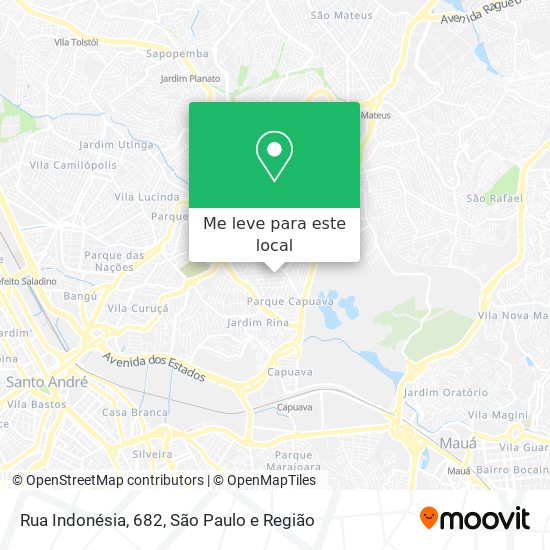 Rua Indonésia, 682 mapa