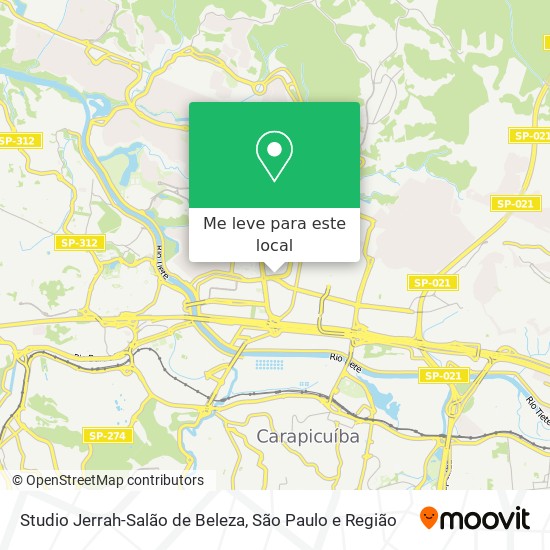 Studio Jerrah-Salão de Beleza mapa