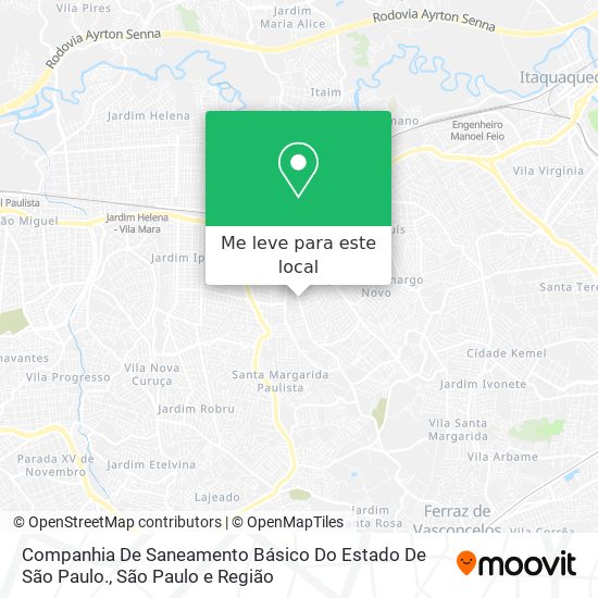 Companhia De Saneamento Básico Do Estado De São Paulo. mapa