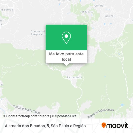 Alameda dos Bicudos, 5 mapa