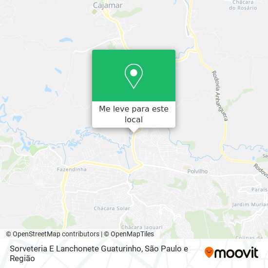 Sorveteria E Lanchonete Guaturinho mapa