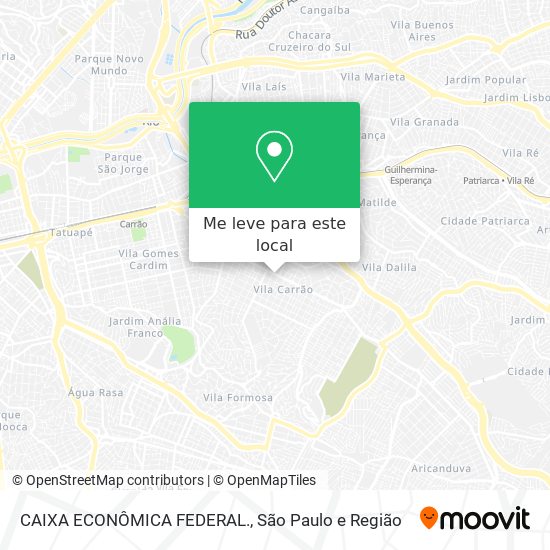 CAIXA ECONÔMICA FEDERAL. mapa
