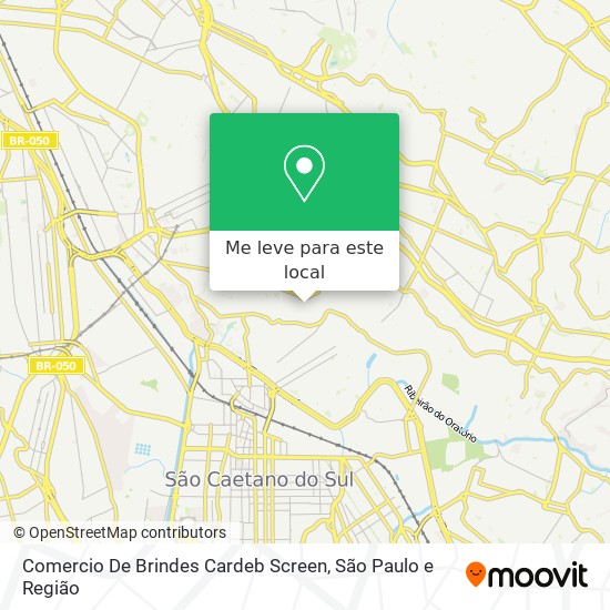 Comercio De Brindes Cardeb Screen mapa