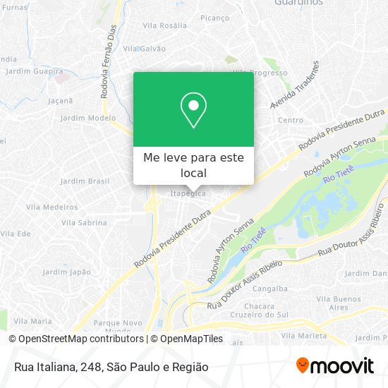 Rua Italiana, 248 mapa