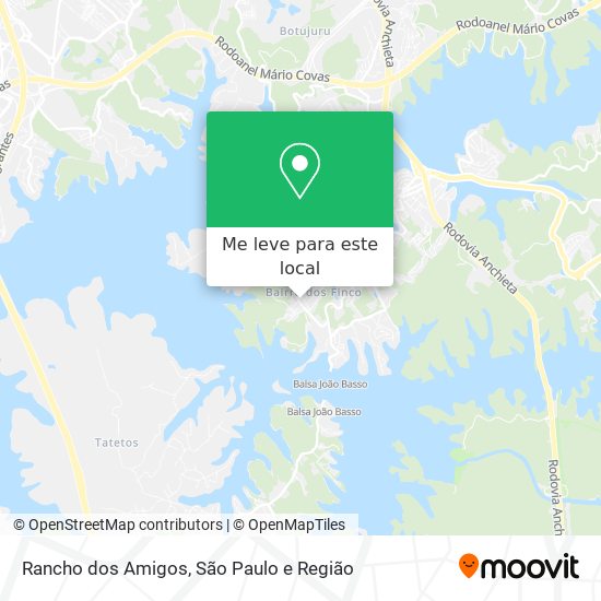 Rancho dos Amigos mapa