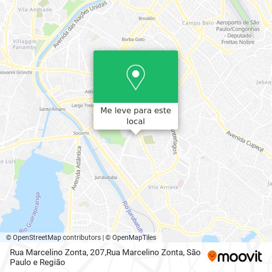 Rua Marcelino Zonta, 207,Rua Marcelino Zonta mapa