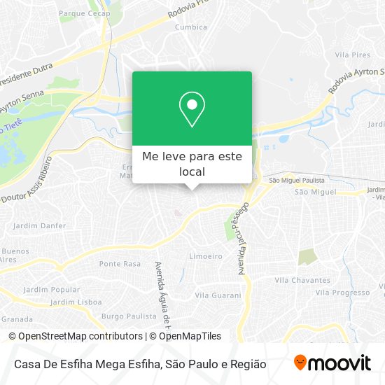 Casa De Esfiha Mega Esfiha mapa
