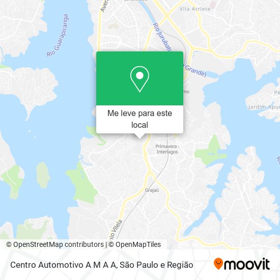 Centro Automotivo A M A A mapa