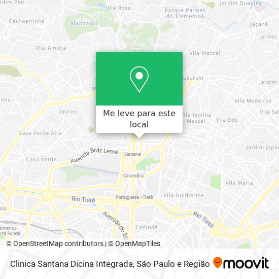 Clinica Santana Dicina Integrada mapa