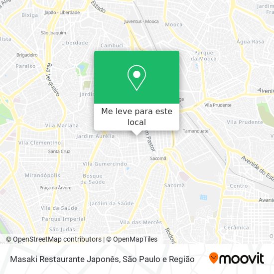 Masaki Restaurante Japonês mapa