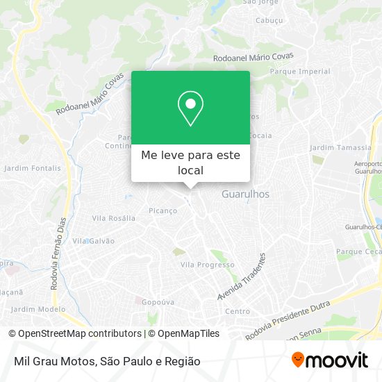 Mil Grau Motos mapa