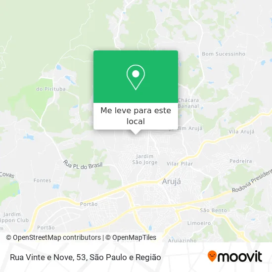 Rua Vinte e Nove, 53 mapa