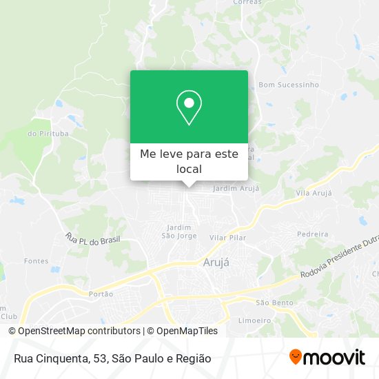 Rua Cinquenta, 53 mapa
