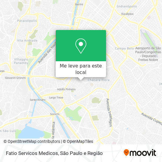 Fatio Servicos Medicos mapa