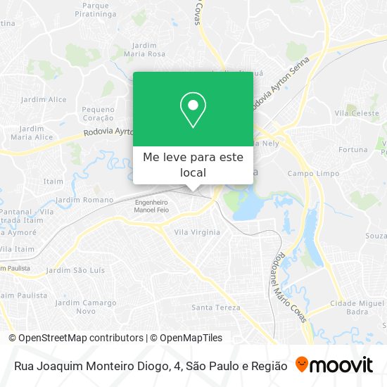 Rua Joaquim Monteiro Diogo, 4 mapa