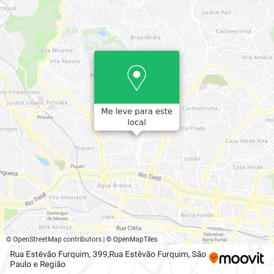 Rua Estêvão Furquim, 399,Rua Estêvão Furquim mapa