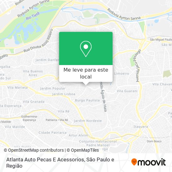 Atlanta Auto Pecas E Acessorios mapa