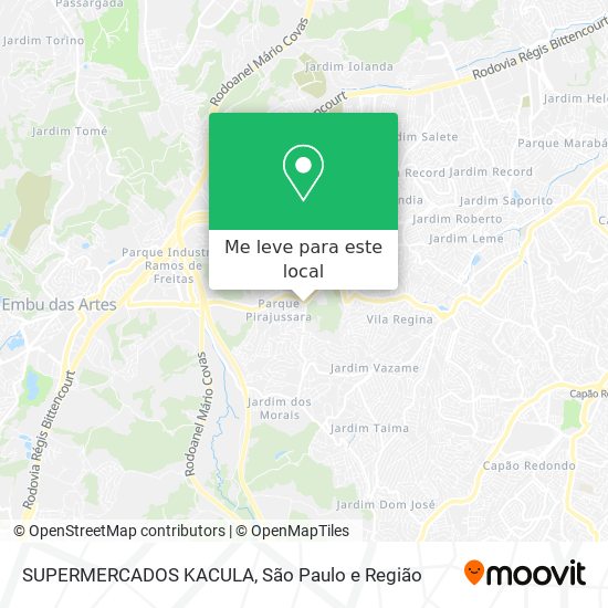 SUPERMERCADOS KACULA mapa