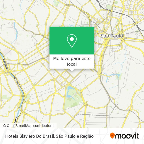 Hoteis Slaviero Do Brasil mapa