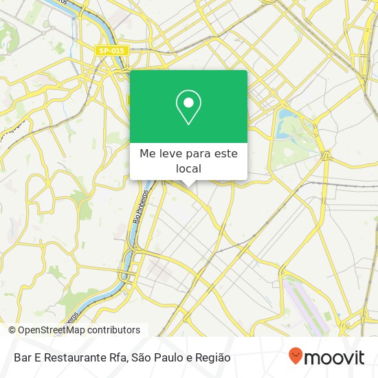 Bar E Restaurante Rfa, Rua Júlio Diniz, 176 Itaim Bibi São Paulo-SP 04547-090 mapa